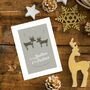 'To My Brother And Partner' Christmas Card Reindeer, thumbnail 6 of 9