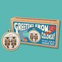 Greetings From Colonsay Mini Matchbox Cross Stitch Kit, thumbnail 1 of 11