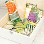 Personalised Flower Seed Packet Wooden Storage Box, thumbnail 2 of 2