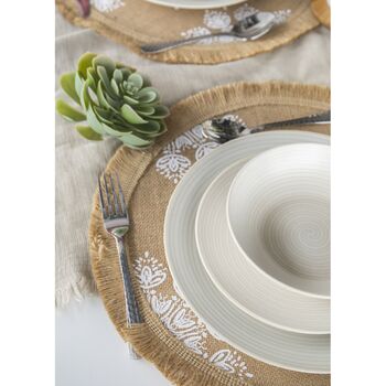 Mando White Placemats Set Of Four, 4 of 5