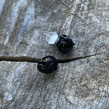 Wire Ball Ear Studs, 3 of 6