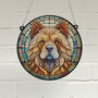 Chow Chow Stained Glass Effect Suncatcher, thumbnail 1 of 3