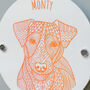 Personalised Jack Russell Wall Plaque, thumbnail 3 of 4