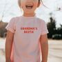 Grandma's Bestie | Kids T Shirt, thumbnail 1 of 7
