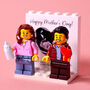 Personalised First Mother's Day Baby Scan Lego® Brick Minifig Keepsake: Gift For Pregnant Mum To Be, thumbnail 2 of 11