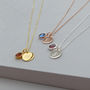 Personalised Rose Gold Plated Birthstone Necklace, thumbnail 6 of 10