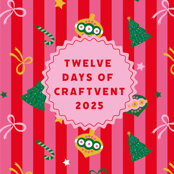 '12 Days Of Craftvent' Felt Decoration Advent Calendar, 6 of 9