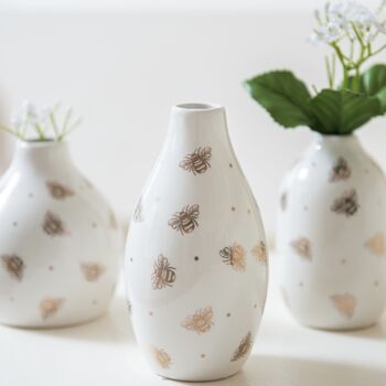 Three Mini Queen Bee Vases, 2 of 3