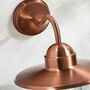 Copper Outdoor Fisherman's Wall Light, thumbnail 4 of 6