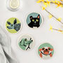 Ceramic Dog Coasters, thumbnail 1 of 2