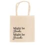 Might Be Snacks Linen Tote Bag, thumbnail 3 of 4