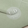 Modern Elegance Initials And Details Foiled Stickers, thumbnail 1 of 4