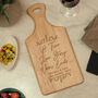 Personalised Anniversary Wooden Cheese Board, thumbnail 3 of 3