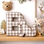 Personalised Fabric Letter And Fox Nursery Decor Set, thumbnail 1 of 3