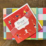 Red Tennis Birthday Card, thumbnail 3 of 5
