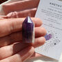 Amethyst Mini Tower – Calm, Peace And Intuition, thumbnail 8 of 11