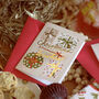 Illustrated Vintage Presents Christmas Card, thumbnail 1 of 3