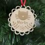 Personalised Cat Christmas Decoration, thumbnail 1 of 2