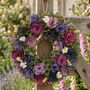 Personalised Lilac Summer Floral Wreath Gift, thumbnail 2 of 2