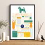 Personalised Jack Russell Terrier Dog Trait Fact Print, thumbnail 2 of 7