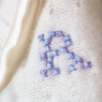 Pure Cashmere Personalised Hooded Baby Blanket, 7 of 9