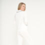 Personalised Super Soft White Long Jersey Pyjamas, thumbnail 4 of 7