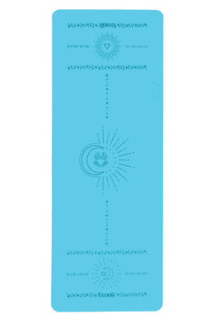 Cancer Water Sign Marine Blue Yoga Mat, 2 of 9