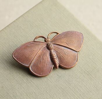 Moth Butterfly Brooch, 2 of 5