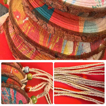 Dyed Wooden Pendant – Classic Style Car And Bag Decor, 2 of 4
