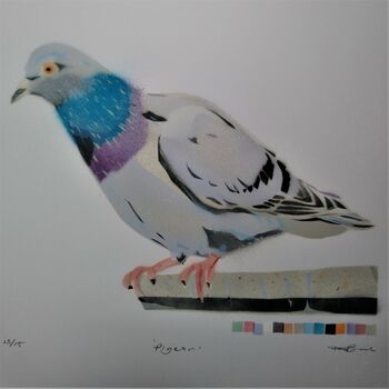 'The Pigeon' Original Stencil Edition, 5 of 9