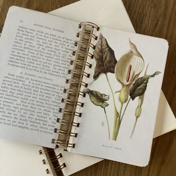 'Wild Flowers' Upcycled Notebook, 3 of 5