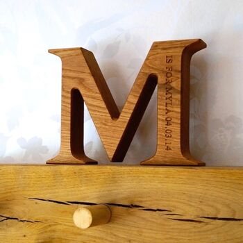 Personalised Wooden Letters, 3 of 4