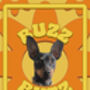 Custom Pet Cat Dog Portrait Groovy Print, thumbnail 3 of 5