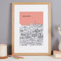 Personalised Leicester Print, thumbnail 5 of 11