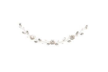 Crystal And Pearl Delicate Wedding Hair Vine Thea, 10 of 10