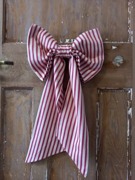 Hanging Fabric Bow Stripes, 5 of 5