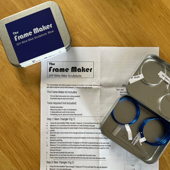 The Frame Maker DIY Wire Bike Sculpture, 4 of 12