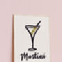 Minimalist Martini Kitchen Print, thumbnail 4 of 4