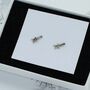 Petite Electric Guitar Stud Earrings, thumbnail 1 of 2