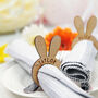 Personalised Easter Bunny Napkin Ring, thumbnail 5 of 5