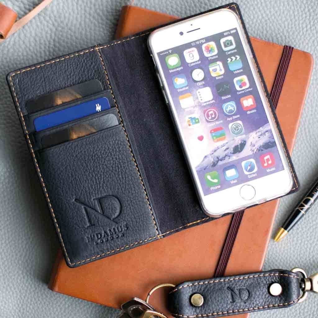 Leather iPhone Six And Six Plus Card Case, 1 of 4