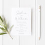 This Is Love Wedding Invitations Set Of 10, thumbnail 5 of 6