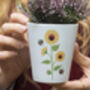 Love Grows Here Sunflower Pot, thumbnail 2 of 3