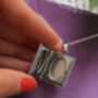 Dragon Book Locket Pendant Necklace Gold And Silver, thumbnail 6 of 6
