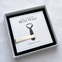 Will You Be My Best Man Tie Clip | Personalised Engraved Stainless Steel Gift, thumbnail 3 of 8
