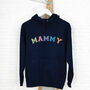Pastel Varsity Personalised Mother And Child Hoodie Set, thumbnail 2 of 3