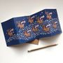 Rudolph And Reindeers Concertina Card Or Pack Of Cards, thumbnail 4 of 5
