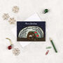 Bear Hibernating Christmas Card, thumbnail 1 of 2