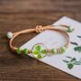 Lucky Four Leaf Clover Bracelet Gift, thumbnail 1 of 4