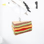 Seagull With Stolen Sandwich Hanging Decoration, thumbnail 2 of 2